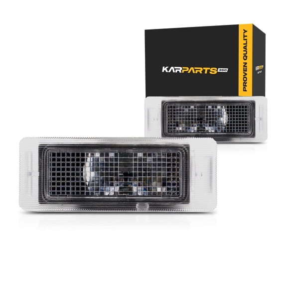 For Chevy Impala 2014 15 16 17 18 2019 License Plate Light Unit Driver and Passenger Side | Pair | Rear | CAPA Certified | Replacement For GM2870100, GM2870100C | 13502178
