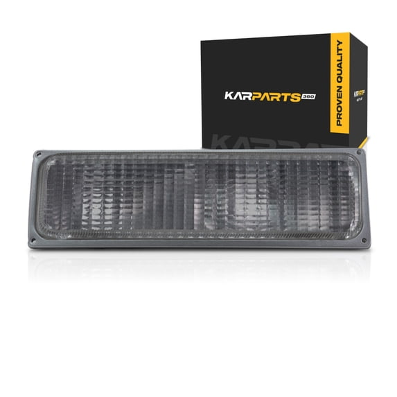 For Chevy K1500/K2500/K3500 1990 1991 1992 1993 Turn Signal/Parking Light Passenger Side | Lens & Housing | Mounts Below | Replacement For GM2521108 | 5975424, 615343462295