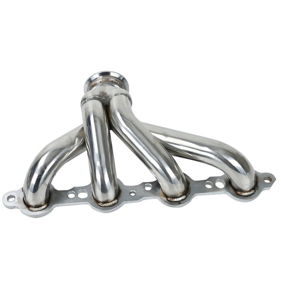 Chevy LS1/LS2/LS3/LS6 Exhaust Header - MT001073 - 1-5/8" Primaries, 2-1/2" Collector, 201 Stainless Steel, Silver Finish, V8 Engines 4.8L-6.2L