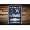 thumbnail image 1 of Chevy Logo Garage Novelty Decor, Metal Wall Sign - 10x14 Inches, 1 of 4
