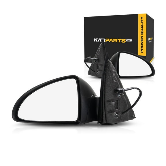 For Chevy Malibu 2004 2005 2006 2007 2008 Door Mirror Driver & Passenger Side | Pair | Power | Non-Heated | Textured | BASE/LS | LS/LT Model | Replacement For 15921264, 15921263 | GM1320287, GM132128