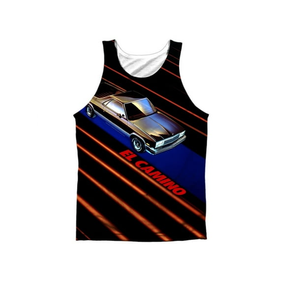 Chevy Men's Laser Camino Mens Tank White