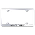 thumbnail image 1 of Chevy Monte Carlo Laser Etched Logo Wide Body License Plate Frame (Chrome), 1 of 1