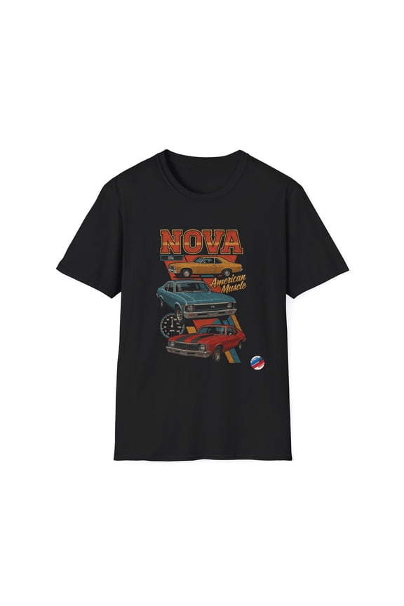 Chevy Nova SS American Muscle Car USA Classic Vintage 70s T-Shirt Tee