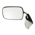 thumbnail image 1 of For Chevy R2500 Suburban/V2500 Suburban 1990 1991 Door Mirror Driver OR Passenger Side | Single Piece | Plastic Housing | Chrome | Manual Adjust | Non-Heated | Stainless Clamshell Style | GM1320103, 1 of 5