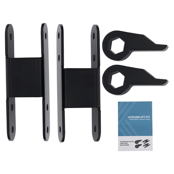 Chevy S10/Blazer & GMC S15/Sonoma 4WD Lift Kit - 1"-3" Front, 2" Rear - Steel Torsion Keys & Shackles - Extended/Regular Cab Only