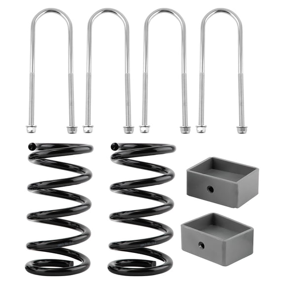 Chevy S10/GMC Sonoma Coil Spring Lowering Kit - 3" Front / 4" Rear Drop - SKU 01724776 - 1982-2004 2WD S10 Blazer/Jimmy Suspension Kit