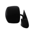 thumbnail image 1 of For Chevy Silverado 1500/2500 1999 2000 2001 2002 Door Mirror Passenger Side | Manual | Black Textured | Below Eyeline | Replacement For GM1321225 | 15048183, 15721338, 1 of 5