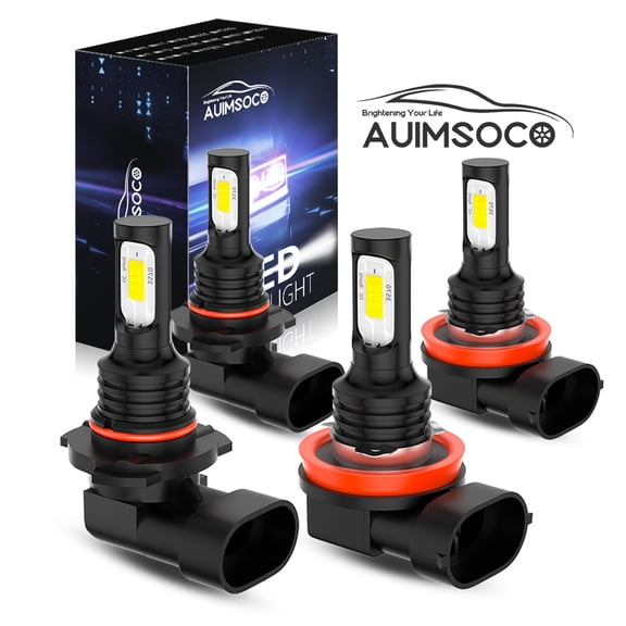 For Chevy Silverado 1500 2500 2019 2020 2021 LED Headlight Kit Bulbs, Super Bright Cool White High Power Lamps, High Low Beam, 4000LM 6000K 40W, Canbus No Error, Easy Install, Plug-N-Play