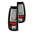 thumbnail image 1 of Chevy Silverado 1500-2500 Black Fiber Optic LED Tail Lights, 1 of 1