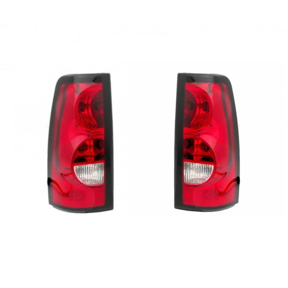 For Chevy Silverado 1500 Classic 2007 Tail Light Assembly Driver and Passenger Side | Pair | Fleetside | CAPA | GM2800174, GM2801174 | 19169004, 19169005