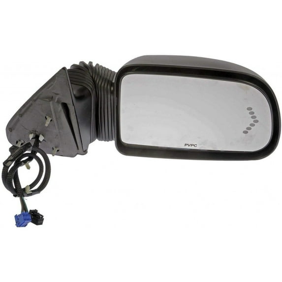 For Chevy Silverado 1500 HD 2003 2004 2005 2006 Mirror Passenger Side | Power View Extend/Retract | Tow Type | Heated Folding | w/ Visible Illum Signal Arrow | GM1321301 | 19153378