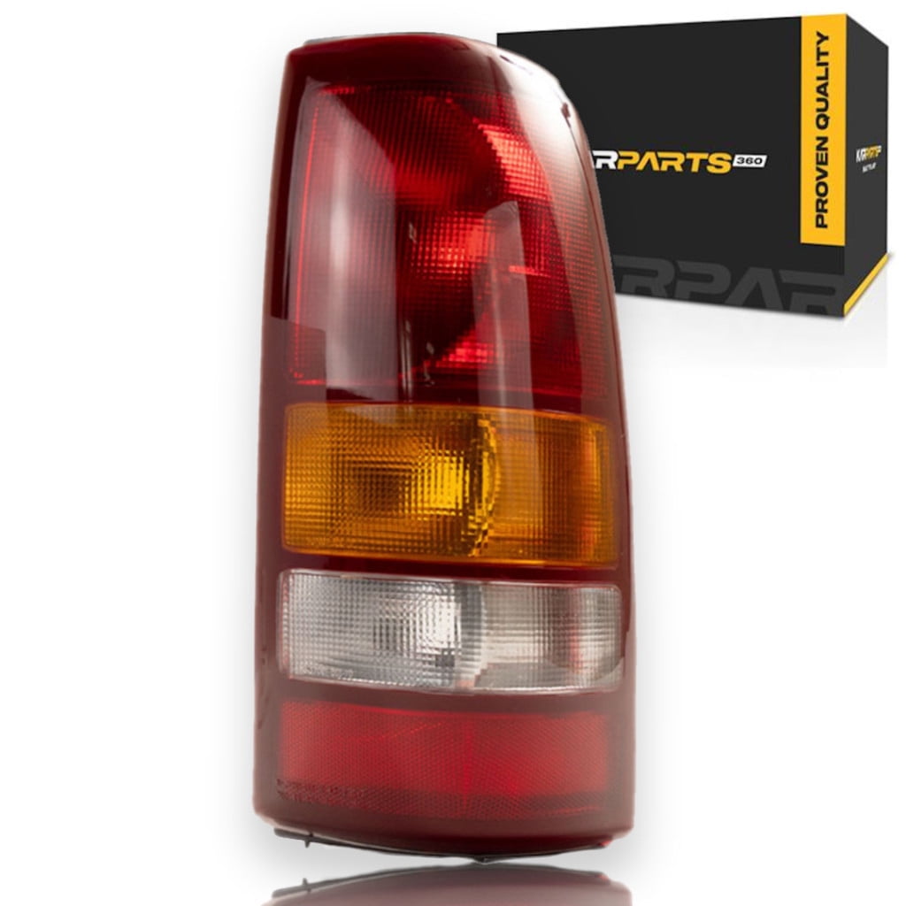 For Chevy Silverado 1999 2000 01 2002/GMC SIERRA 1999 2000 01 02 2003 Tail Light Assembly Unit FleetSide 1500 2500 Series Passenger Side | CAPA Certified GM2801186C