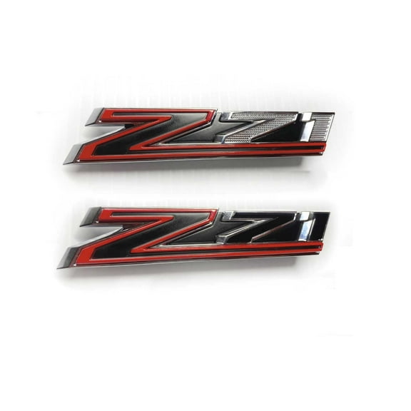 Chevy Silverado Black Z71 Grille Emblem Insert Kit 2019-2026 GM Licensed