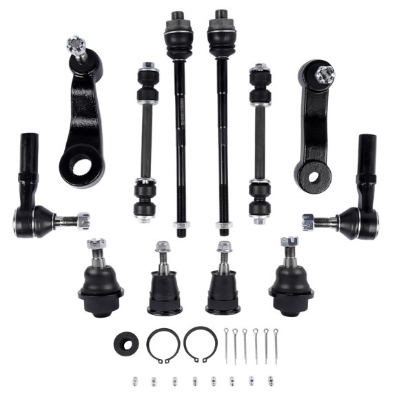 Chevy Silverado GMC Sierra 1500HD/2500/3500 Front Suspension Kit - Ball Joints, Tie Rods, Sway Bars - OEM: K80631, K6654, K6535, ES3488, ES3609 - 2001-2010