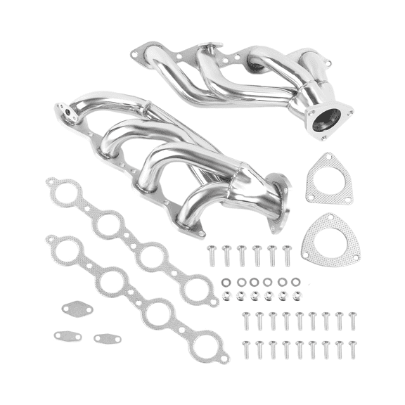 Chevy Silverado/GMC Sierra 6.0L Exhaust Header - MT001217 - 2001-2003 Silverado 1500 HD & Sierra 1500 6.0L, 2.5" Outlet, 1.66" Primary Tube