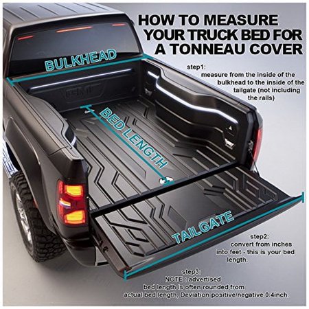 Chevy Silverado GMC Sierra 6.5ft Bed Tri-Fold Tonneau Cover