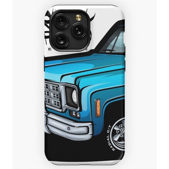 Chevy Silverado Origin Pete's Truck Personalized A4025 Phone Case for iPhone 11 to 17 Pro Max