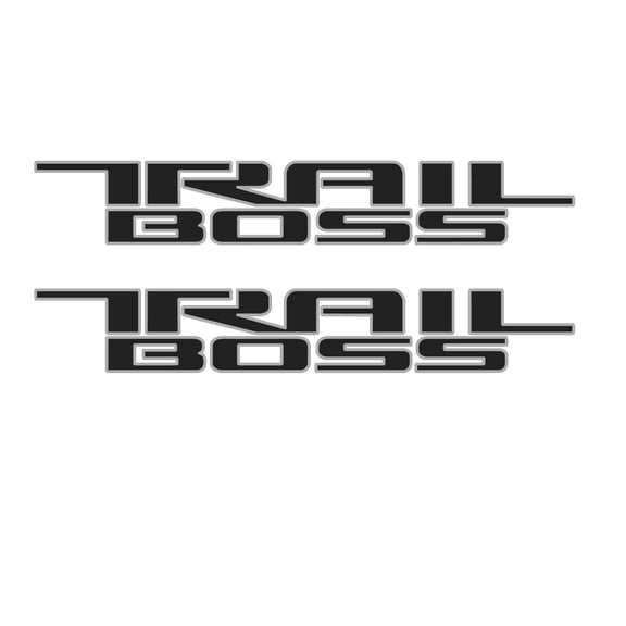 Chevy Silverado SILVER LINE Bedside Decals 2019-2026 Set of 2 GM Licensed