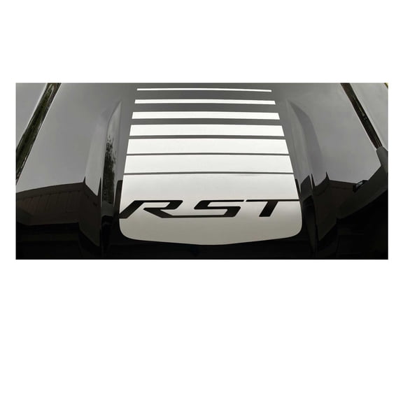 Chevy Silverado Silver RST Fade Hood Decal Graphic 2019-2026 GM Licensed