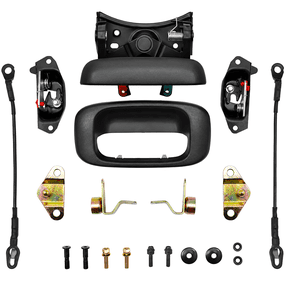 Chevy Silverado Tailgate Latch Rebuild Kit for 1999-2006 GMC Sierra, Rear Tailgate Gasket Bezel Lock Bolt Hinge Set
