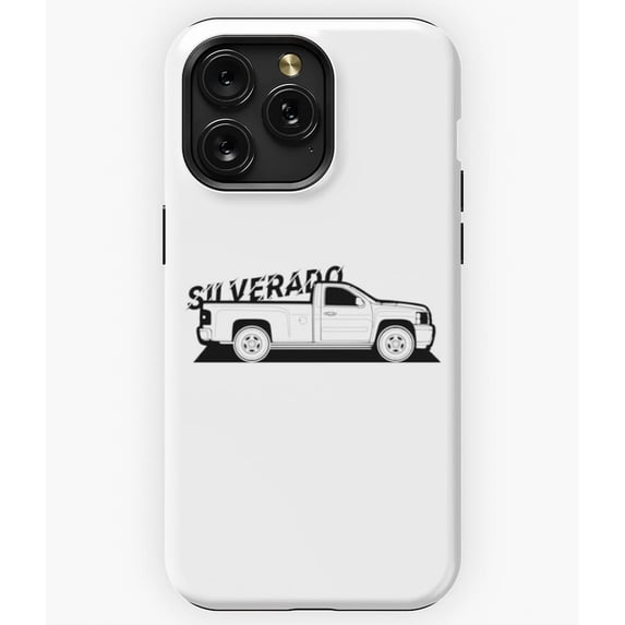 Chevy Silverado Truck Classic American Pickup Art A3958 Phone Case for iPhone 11 to 17 Pro Max