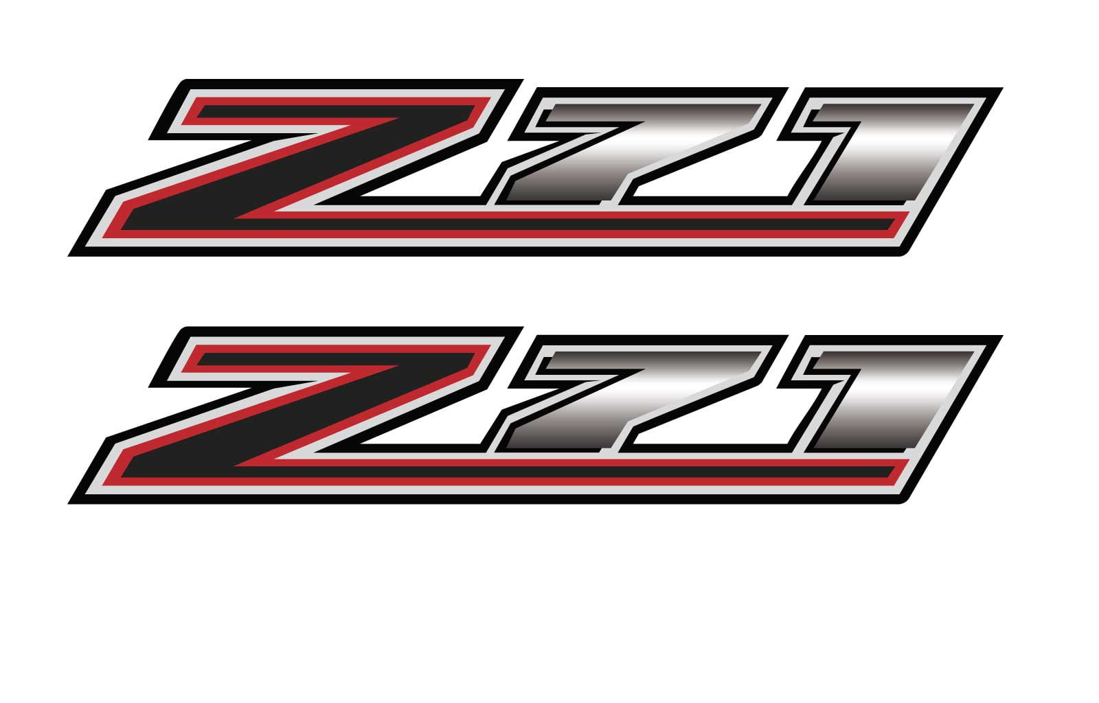 Chevy Silverado Z71 Bedside Decals 2014-2018 Set of 2 GM Licensed ...