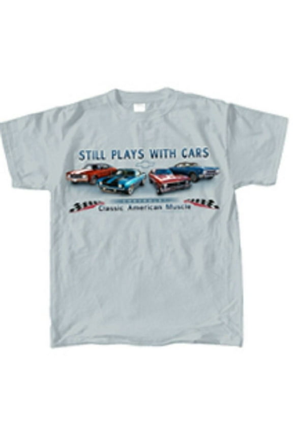 Chevy Still Plays With Cars Men's T-Shirt - Camaro/Nova/Chevelle/Impala