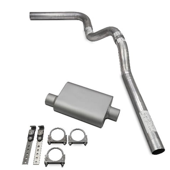 Chevy Suburban 07-14 3" Single Exhaust Kit S Exit 2 chamber No Tip