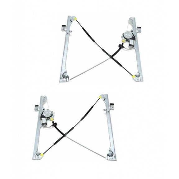 For Chevy Suburban 1500/2500 2007-2014 Power Window Regulator & Motor Assembly Driver and Passenger Side | Pair | Front | GM1350162, GM1351162 | 20945138, 20945139