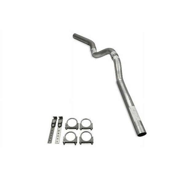 Chevy Tahoe 2007-2014 3" Single Exhaust Kit Corner Exit No Muffler No Tip