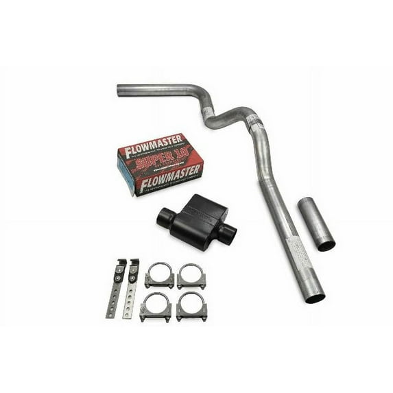 Chevy Tahoe 00-06 3" Single Exhaust Kit C Exit Flowmaster Super 10 No Tip
