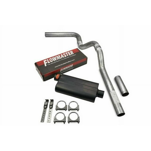 Chevy Suburban 07-14 3" Single Exhaust Kit S Exit Flowmaster 50 Series No Tip