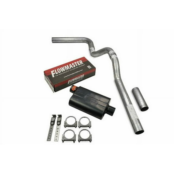 Chevy Tahoe 07-14 3" Single Exhaust Kit C Exit Flowmaster Super 40 No Tip