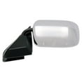 thumbnail image 1 of For Chevy Tahoe 1995 96 97 98 99 2000 Door Mirror Driver Side | Manual Glass | PP Plastic | Chrome | Manual Folding | Textured Black | Below Eyeline | For GM1320106 | 191275910351, 23455142, 1 of 1
