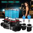 thumbnail image 1 of For Chevy Tahoe 2000-2006 Halogen Headlight Bulbs,9005 High Beam + 9006 Low Beam + 880 Fog Light,Replacement OEM,6000K White,Plug and Play,12V 100W,Pack of 6, 1 of 3