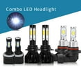 thumbnail image 1 of For Chevy Tahoe 2001-2005 2006, LED Headlight High Low Beam Fog Light 9005+9006+880 6Pcs Combo, 6000K Xenon White 4000LM Super Bright 40W Lamps Bulbs, Easy to Install Enhanced Visuals, 1 of 16