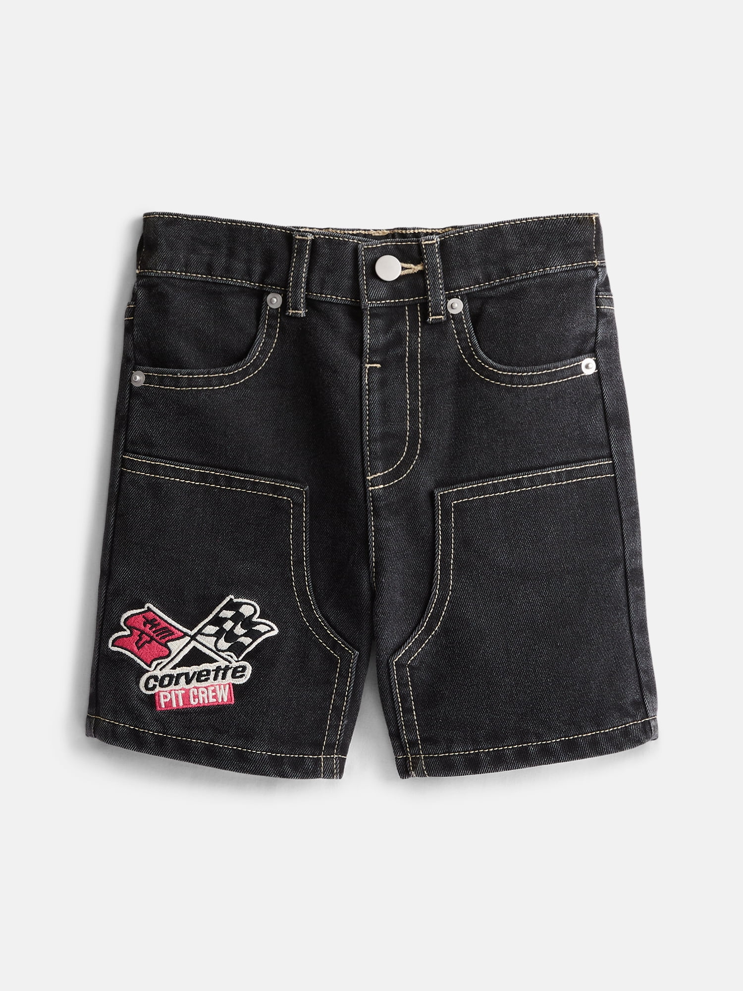 Chevy Toddler Boys Graphic Denim Shorts, Sizes 12M-5T