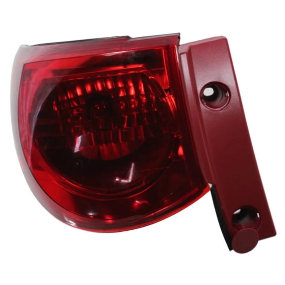 For Chevy Traverse 2009 2010 2011 2012 Tail Light Assembly Driver Side | Outer | CAPA Certified | Red Lens | Black Housing | Plastic | For GM2800238, GM2800238C | 15912687, 166-02250L
