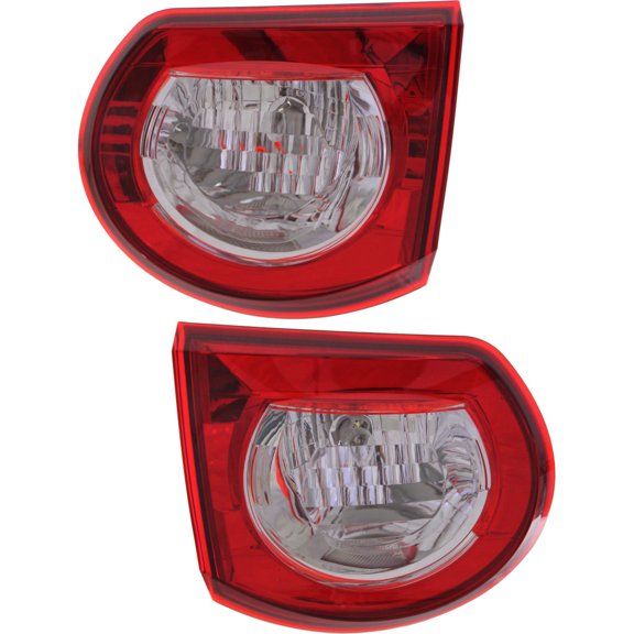 For Chevy Traverse 2009 2010 2011 2012 Tail Light Driver and Passenger Side | Pair | Inner | CAPA | Replacement For GM2882111, GM2883111 | 25952322, 25952323