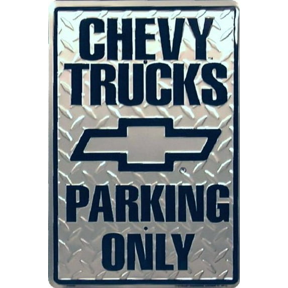 Chevy Truck Parking Only - Parking Sign
