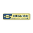 thumbnail image 1 of Chevy Truck Service Sign, Car Sign, Car-Lover Sign, Man Cave Sign - 4x18 inches, 1 of 4