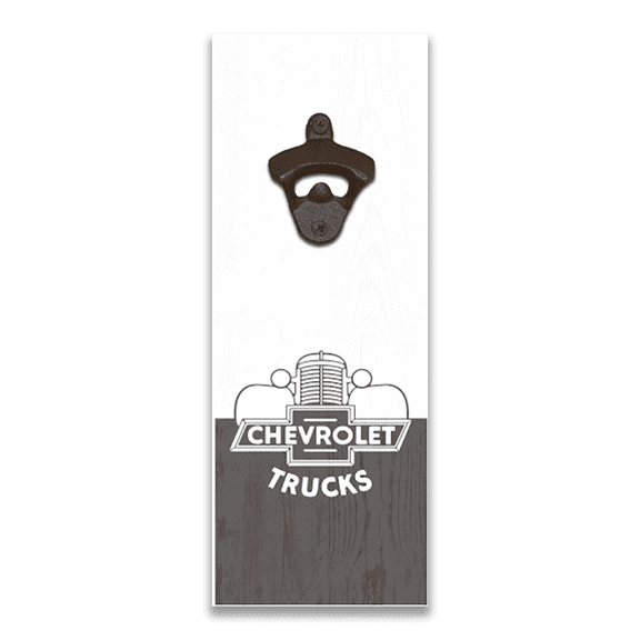 Chevy Trucks Wooden Bottle Opener