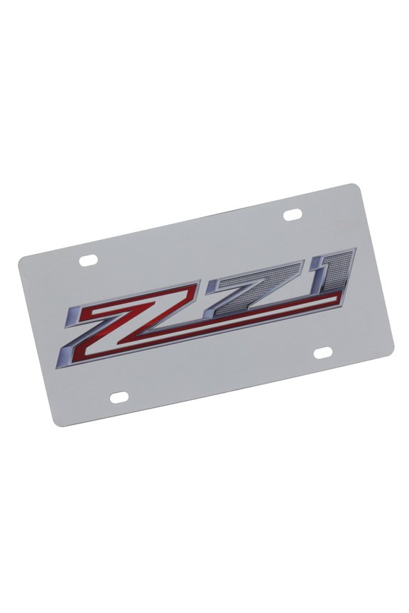Chevy Z71 Logo License Plate (Chrome)