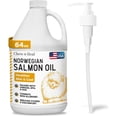 thumbnail image 1 of Chew + Heal Norwegian Salmon Oil for Dogs - 8 oz, Fish Oil for Dogs Skin and Coat - Omega 3, 1 of 8