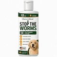 thumbnail image 1 of Chew + Heal Puppy and Dog Dewormer - 12 oz - Wormer Liquid to Paralyze and Expel Roundworms - Great for Cats and Kittens, 1 of 10