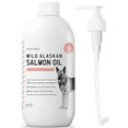 thumbnail image 1 of Chew + Heal Pure Wild Alaskan Salmon Oil for Dogs - 16 oz. - Pump Cap Bottle - Healthy Skin and Coat, 1 of 10