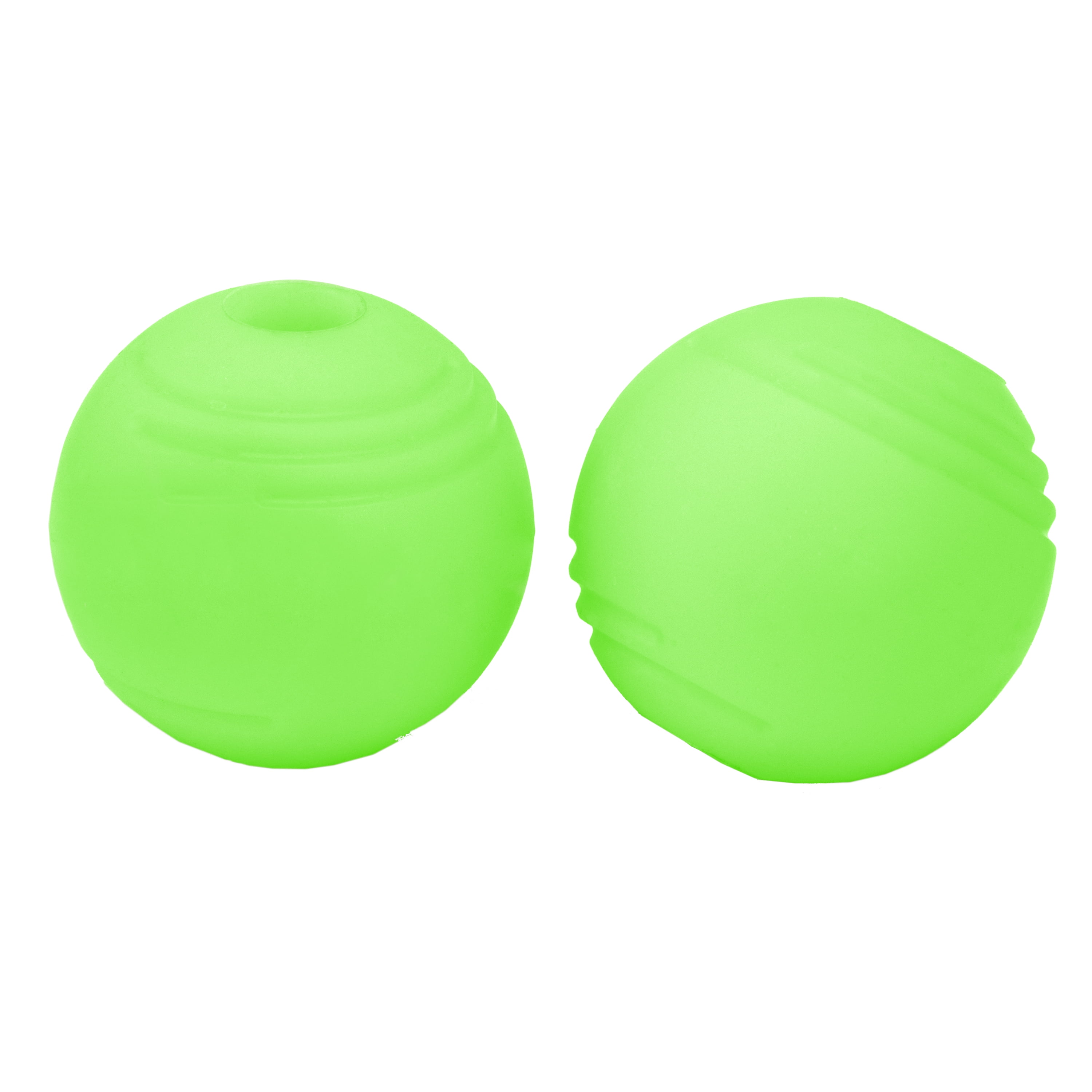 Chew King Dog Toy 3 Inch Durable Rubber Fetch Glow Balls (2Pack), Dog