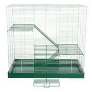 Ware Pet Products Durable Powder-Coated Metal 3-Story Small Animal Cage for Rats & Hamsters, 30.5"W x 15.75"D x 28"H