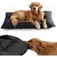 thumbnail image 1 of Chew Proof Indestructible Dog Bed - Durable Dog Bed for Aggressive Chewers, Machine Washable & Waterproof Indoor Outdoor Crate Pad, Tough Kennel Pad for Medium Dogs (Medium (22"x35")), 1 of 6
